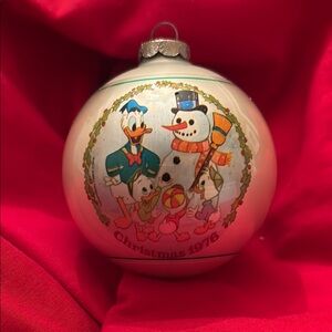 Vintage Christmas Ornament with Donald Duck - Multicolor
